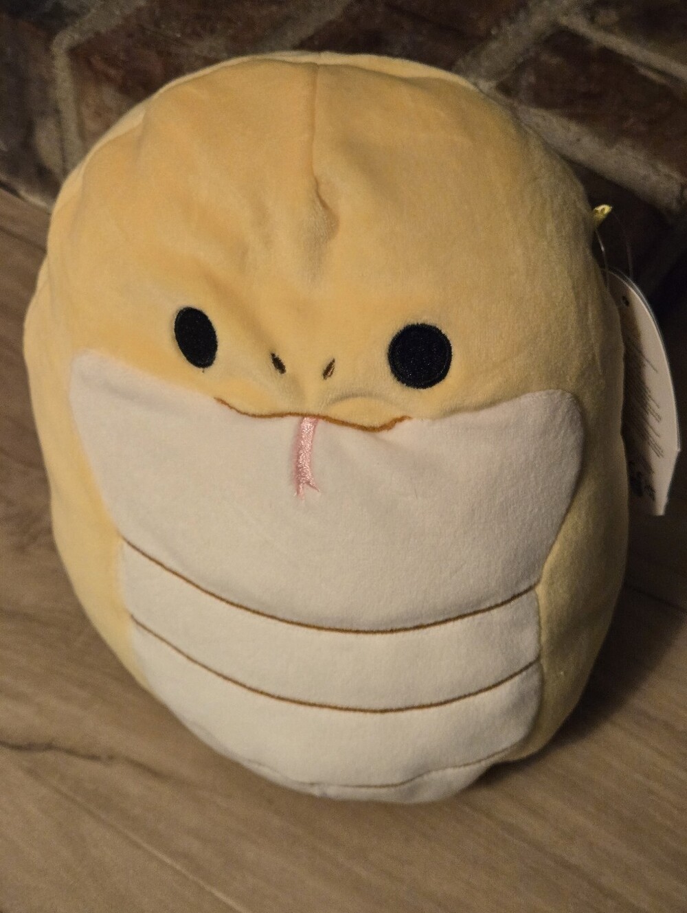 Squishmallow 7.5" Pleyton the Yellow Snake NWT Plush Toy